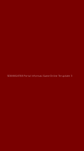 Tampilan Antarmuka Aplikasi Semangat88 Portal Informasi Game Online Terupdate - 3
