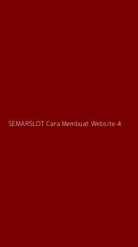 Tampilan Antarmuka Aplikasi Semarslot Cara Membuat Website - 4