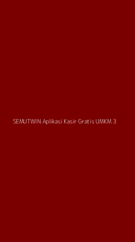 Tampilan Antarmuka Aplikasi Semutwin Aplikasi Kasir Gratis Umkm - 3