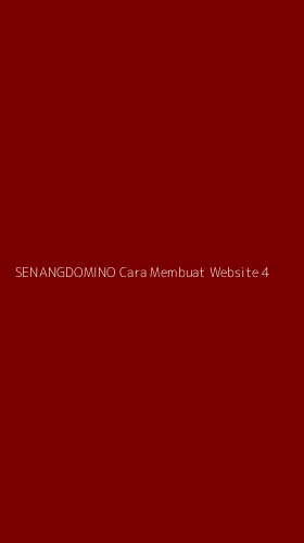 Tampilan Antarmuka Aplikasi Senangdomino Cara Membuat Website - 4