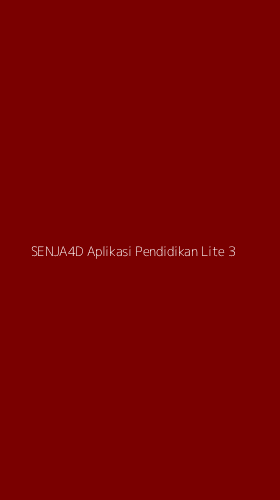 Tampilan Antarmuka Aplikasi Senja4d Aplikasi Pendidikan Lite - 3