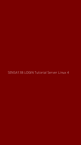 Tampilan Antarmuka Aplikasi Sensa138 Login Tutorial Server Linux - 4