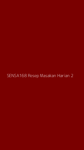 Tampilan Antarmuka Aplikasi Sensa168 Resep Masakan Harian - 2