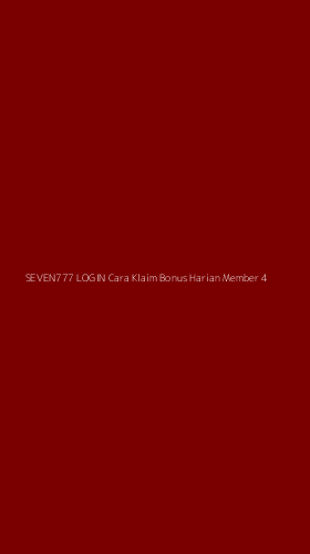 Tampilan Antarmuka Aplikasi Seven777 Login Cara Klaim Bonus Harian Member - 4
