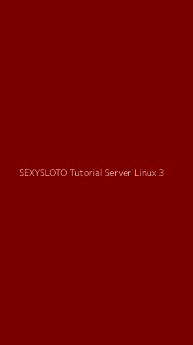 Tampilan Antarmuka Aplikasi Sexysloto Tutorial Server Linux - 3