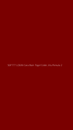 Tampilan Antarmuka Aplikasi Sgp777 Login Cara Main Togel Colok Jitu Pemula - 2