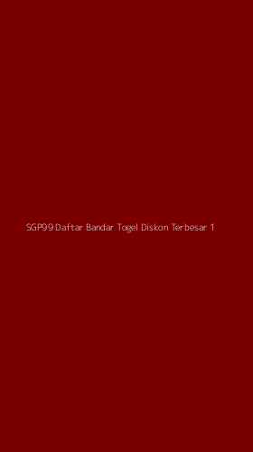 Tampilan Antarmuka Aplikasi Sgp99 Daftar Bandar Togel Diskon Terbesar - 1
