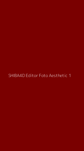 Tampilan Antarmuka Aplikasi Shiba4d Editor Foto Aesthetic - 1
