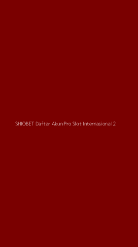 Tampilan Antarmuka Aplikasi Shiobet Daftar Akun Pro Slot Internasional - 2