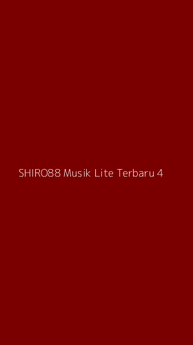 Tampilan Antarmuka Aplikasi Shiro88 Musik Lite Terbaru - 4
