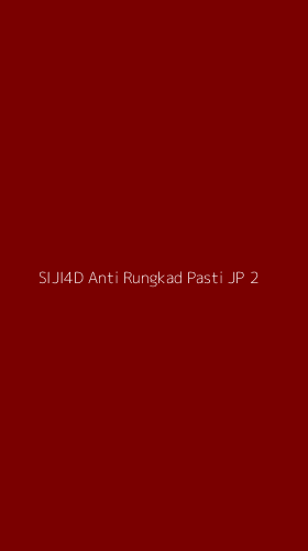 Tampilan Antarmuka Aplikasi Siji4d Anti Rungkad Pasti Jp - 2