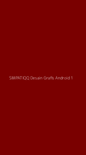 Tampilan Antarmuka Aplikasi Simpatiqq Desain Grafis Android - 1