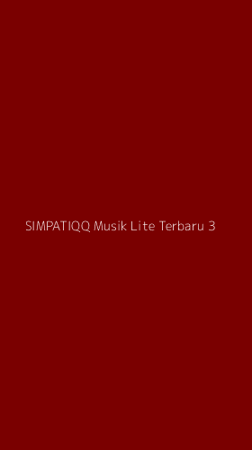 Tampilan Antarmuka Aplikasi Simpatiqq Musik Lite Terbaru - 3
