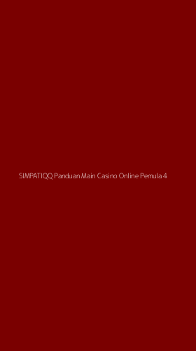 Tampilan Antarmuka Aplikasi Simpatiqq Panduan Main Casino Online Pemula - 4