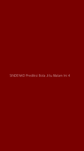 Tampilan Antarmuka Aplikasi Sinden4d Prediksi Bola Jitu Malam Ini - 4
