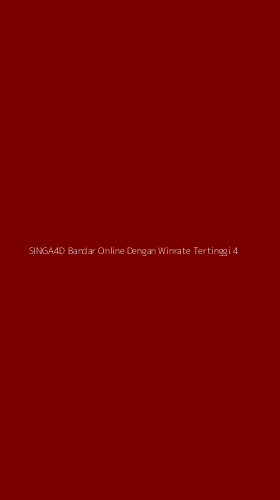 Tampilan Antarmuka Aplikasi Singa4d Bandar Online Dengan Winrate Tertinggi - 4