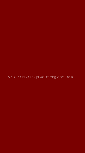 Tampilan Antarmuka Aplikasi Singaporepools Aplikasi Editing Video Pro - 4