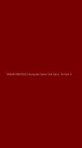 Tampilan Antarmuka Aplikasi Singaporepools Kumpulan Game Slot Gacor Terbaik - 3