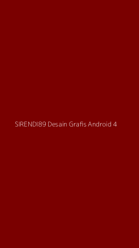 Tampilan Antarmuka Aplikasi Sirendi89 Desain Grafis Android - 4