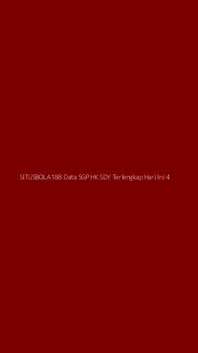 Tampilan Antarmuka Aplikasi Situsbola188 Data Sgp Hk Sdy Terlengkap Hari Ini - 4