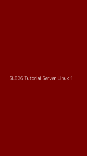 Tampilan Antarmuka Aplikasi Sl826 Tutorial Server Linux - 1