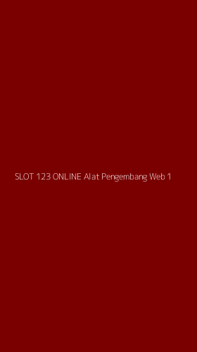 Tampilan Antarmuka Aplikasi Slot 123 Online Alat Pengembang Web - 1
