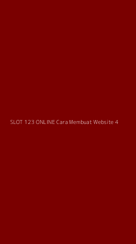 Tampilan Antarmuka Aplikasi Slot 123 Online Cara Membuat Website - 4