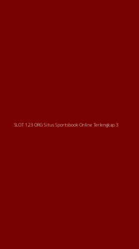 Tampilan Antarmuka Aplikasi Slot 123 Org Situs Sportsbook Online Terlengkap - 3