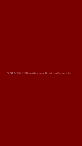 Tampilan Antarmuka Aplikasi Slot 168 Login Cara Recovery Akun Lupa Password - 4