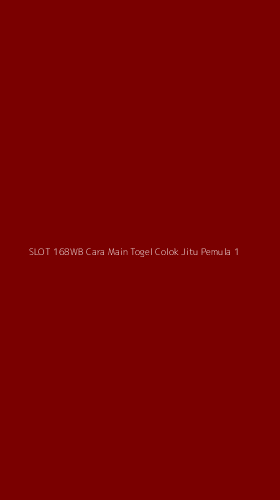 Tampilan Antarmuka Aplikasi Slot 168wb Cara Main Togel Colok Jitu Pemula - 1