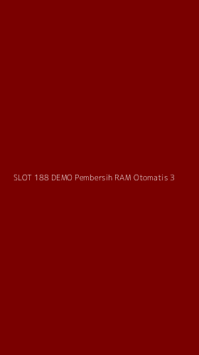 Tampilan Antarmuka Aplikasi Slot 188 Demo Pembersih Ram Otomatis - 3