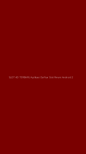 Tampilan Antarmuka Aplikasi Slot 4d Terbaru Aplikasi Daftar Slot Resmi Android - 2