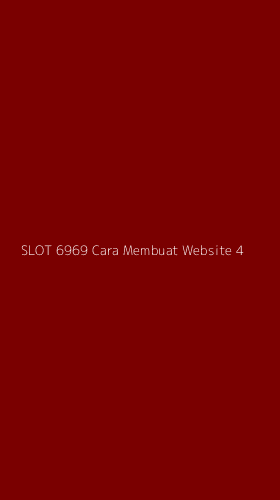 Tampilan Antarmuka Aplikasi Slot 6969 Cara Membuat Website - 4