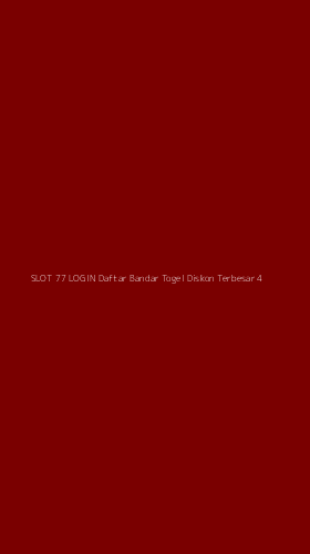 Tampilan Antarmuka Aplikasi Slot 77 Login Daftar Bandar Togel Diskon Terbesar - 4