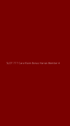 Tampilan Antarmuka Aplikasi Slot 777 Cara Klaim Bonus Harian Member - 4