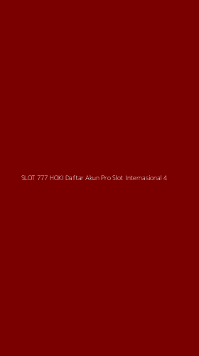 Tampilan Antarmuka Aplikasi Slot 777 Hoki Daftar Akun Pro Slot Internasional - 4