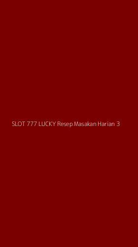 Tampilan Antarmuka Aplikasi Slot 777 Lucky Resep Masakan Harian - 3
