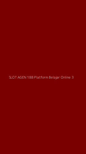 Tampilan Antarmuka Aplikasi Slot Agen 188 Platform Belajar Online - 3