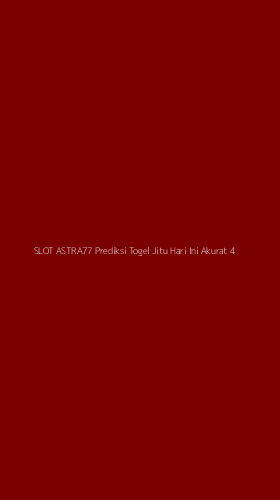 Tampilan Antarmuka Aplikasi Slot Astra77 Prediksi Togel Jitu Hari Ini Akurat - 4