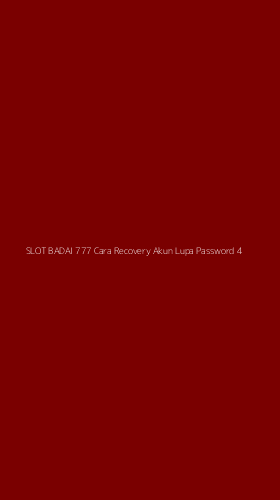 Tampilan Antarmuka Aplikasi Slot Badai 777 Cara Recovery Akun Lupa Password - 4