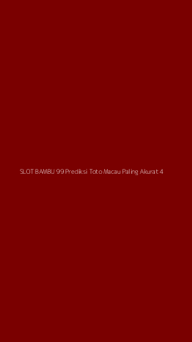 Tampilan Antarmuka Aplikasi Slot Bambu 99 Prediksi Toto Macau Paling Akurat - 4
