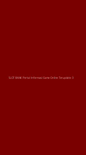 Tampilan Antarmuka Aplikasi Slot Bank Portal Informasi Game Online Terupdate - 3