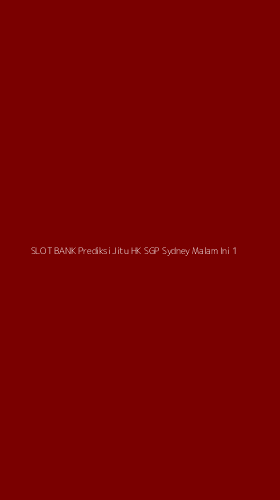 Tampilan Antarmuka Aplikasi Slot Bank Prediksi Jitu Hk Sgp Sydney Malam Ini - 1