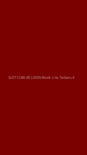 Tampilan Antarmuka Aplikasi Slot Cumi 4d Login Musik Lite Terbaru - 4