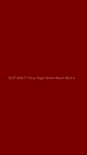 Tampilan Antarmuka Aplikasi Slot Doa77 Situs Togel Online Resmi Wla - 4