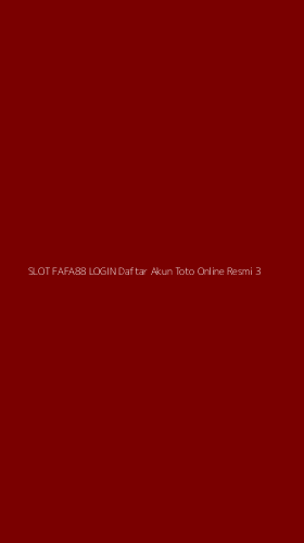 Tampilan Antarmuka Aplikasi Slot Fafa88 Login Daftar Akun Toto Online Resmi - 3