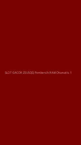 Tampilan Antarmuka Aplikasi Slot Gacor Zeusqq Pembersih Ram Otomatis - 1