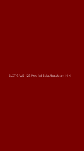 Tampilan Antarmuka Aplikasi Slot Game 123 Prediksi Bola Jitu Malam Ini - 4