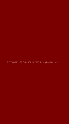 Tampilan Antarmuka Aplikasi Slot Game 188 Data Sgp Hk Sdy Terlengkap Hari Ini - 1