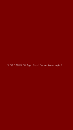 Tampilan Antarmuka Aplikasi Slot Games 66 Agen Togel Online Resmi Asia - 2